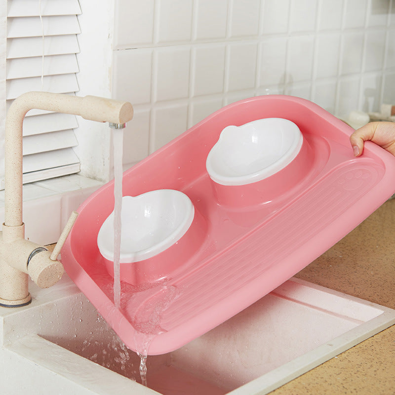 Anti-skid Anti-tip Eating Dual-purpose Feeder & stand.