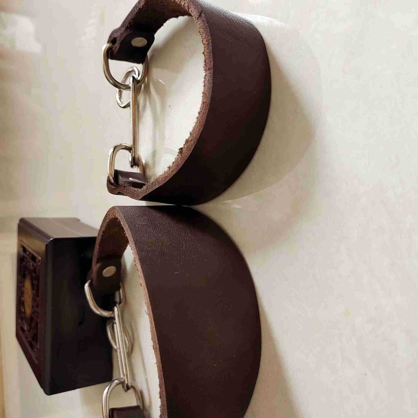 Widened Greyhound Leather Collar – Soft Padded Wide Dog Collar for Sighthounds