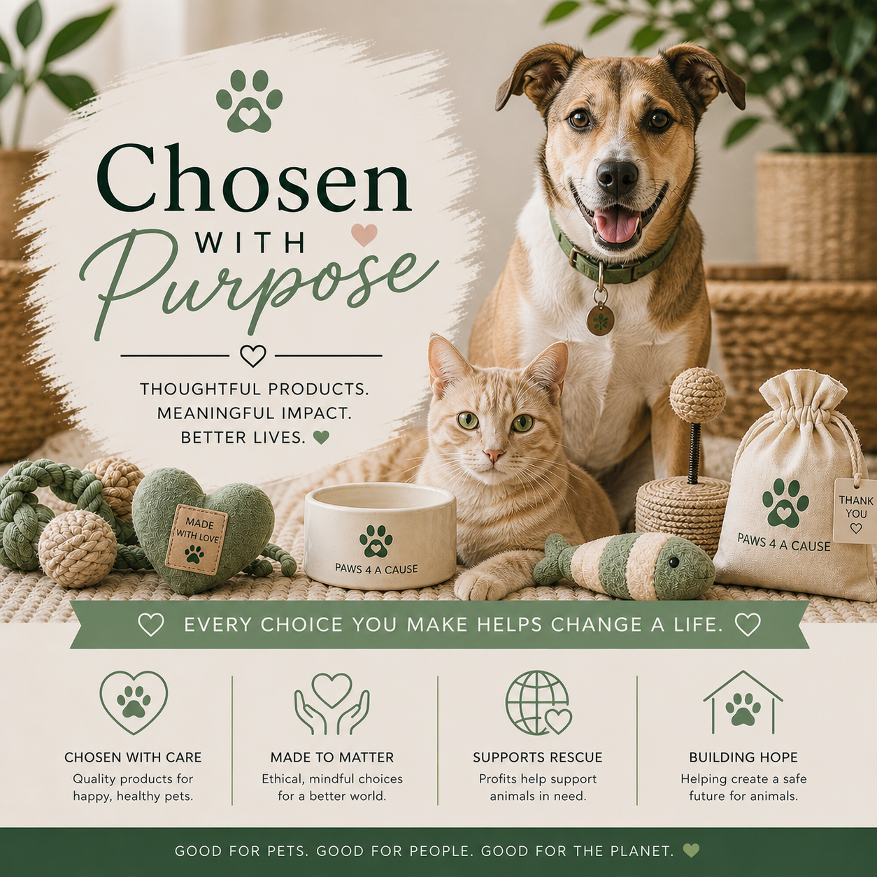 Chosen with purpose 💚
