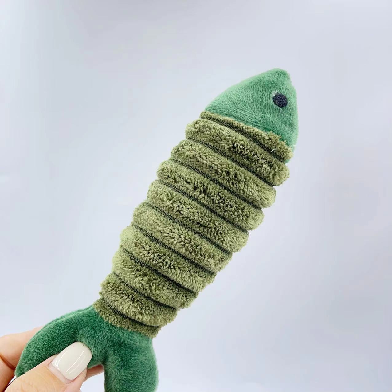 Plush Catnip Fish Cat Toy – Soft Interactive Plush Toy for Indoor Cats