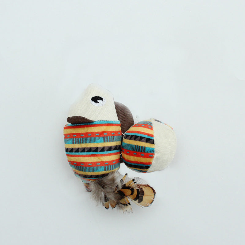 Bite Resistant Catnip Jungle Animal Toys for Cats & Kittens.