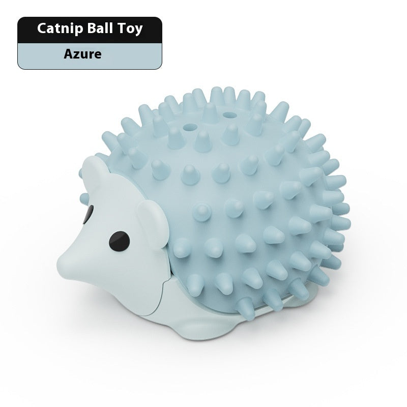 Hedgehog Scratching &  Itching Toy & Catnip Ball