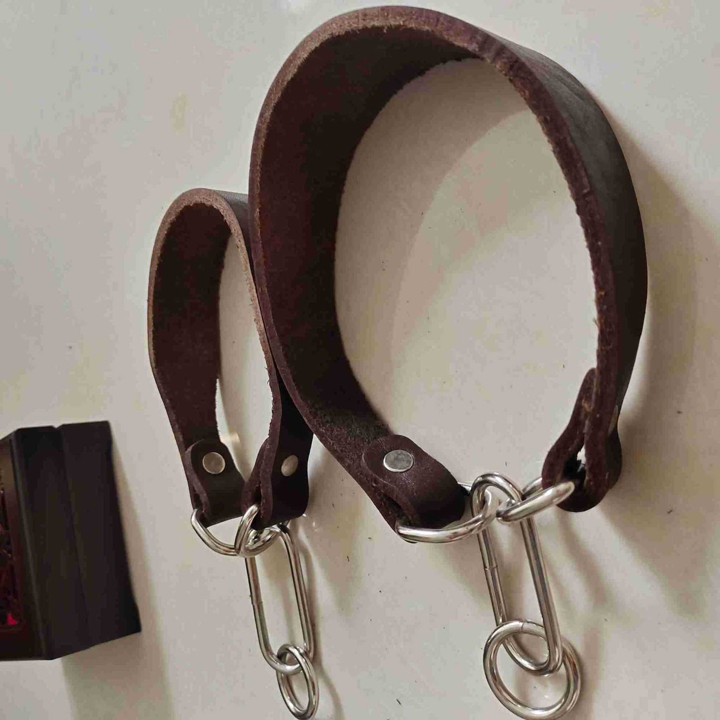 Widened Greyhound Leather Collar – Soft Padded Wide Dog Collar for Sighthounds