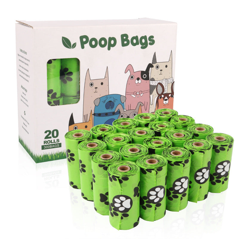 Biodegradable Dog Waste Bags – Leak-Resistant Poop Bag Rolls with Optional Dispenser