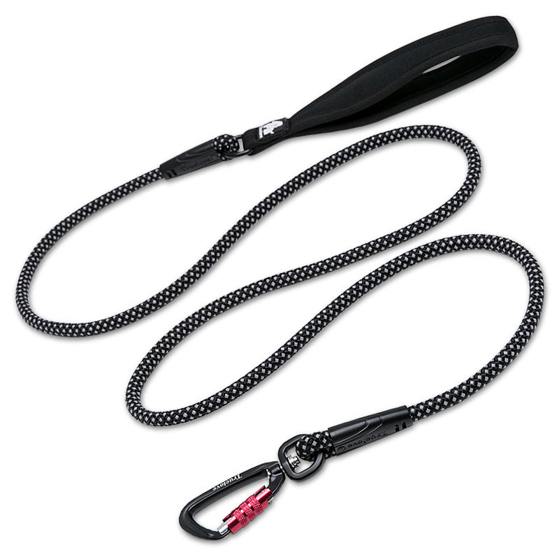 Heavy-Duty Braided Rope Dog Lead – 180cm Walking Leash (S/M/L Sizes)
