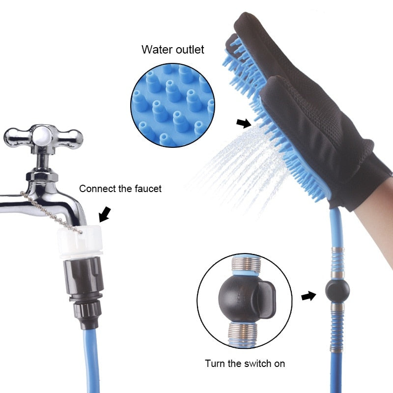 Handheld Pet Shower Head for Dogs & Cats – Bathing & Grooming Wash Tool