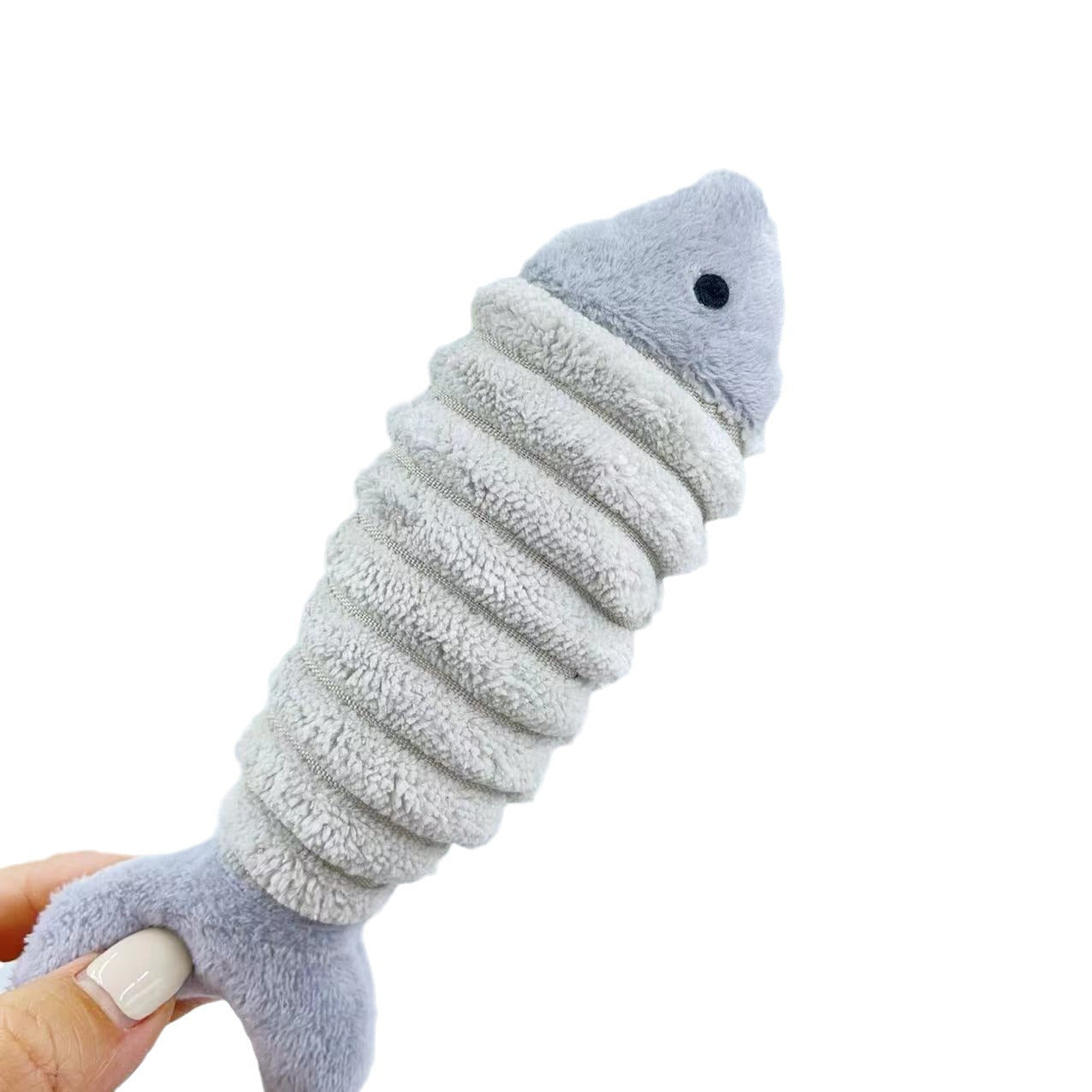 Plush Catnip Fish Cat Toy – Soft Interactive Plush Toy for Indoor Cats