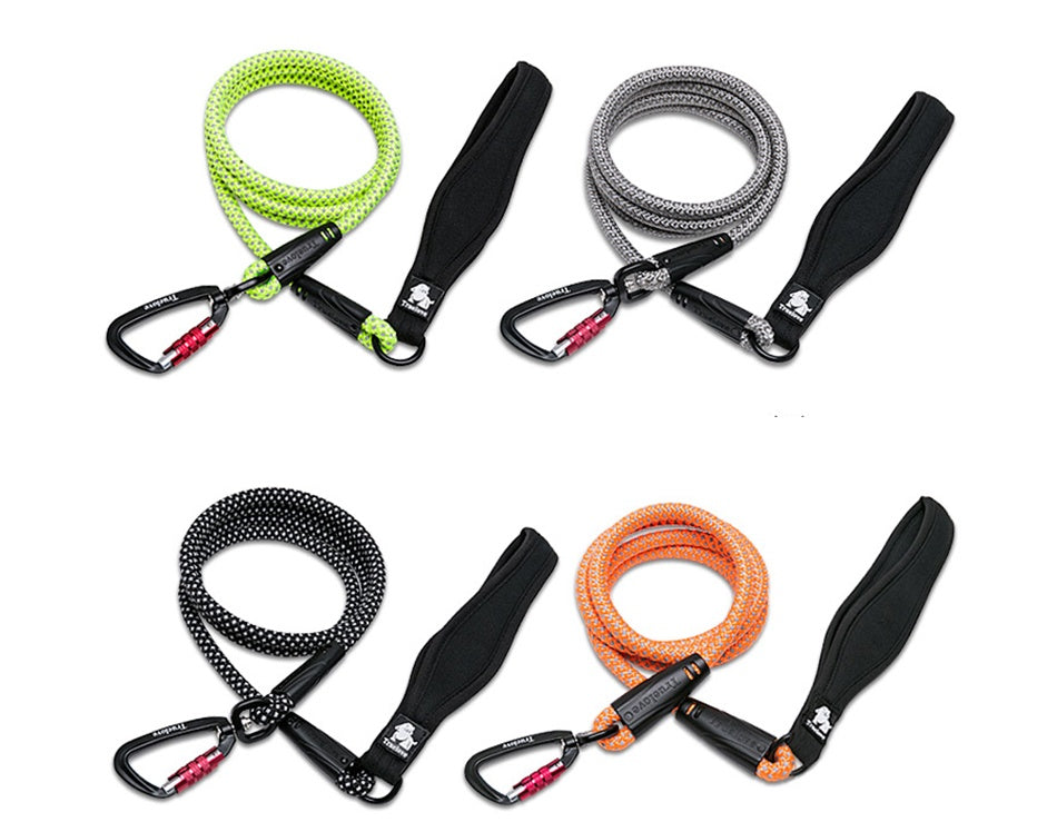 Heavy-Duty Braided Rope Dog Lead – 180cm Walking Leash (S/M/L Sizes)