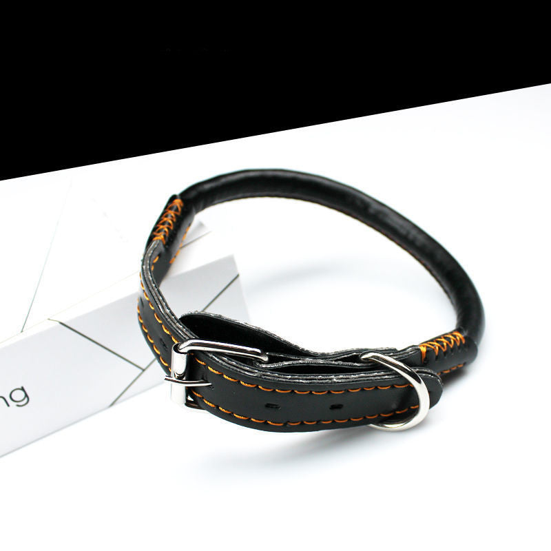 Leather Dog Collar – Adjustable Heavy Duty Pet Collar for Small to Extra Large Dogs