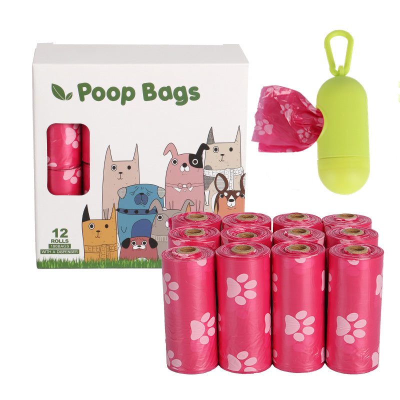 Biodegradable Dog Waste Bags – Leak-Resistant Poop Bag Rolls with Optional Dispenser