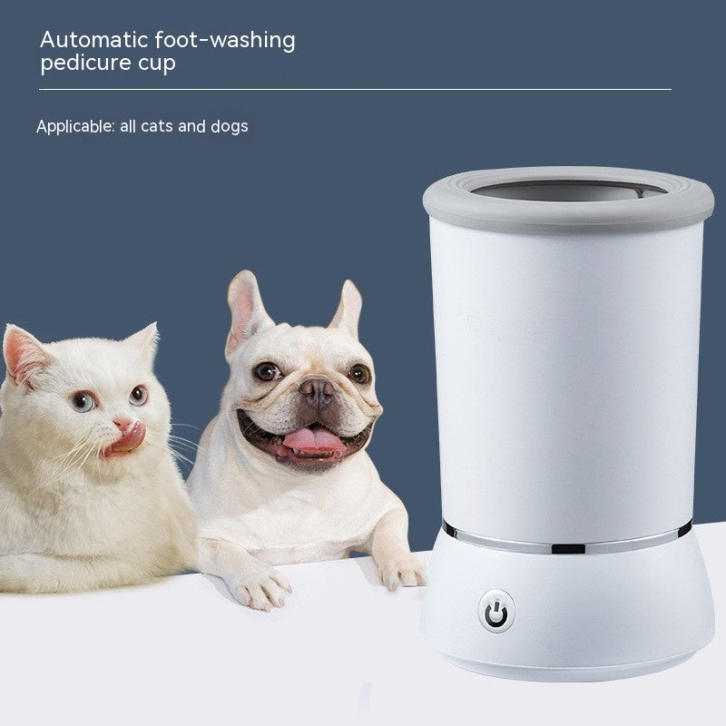 Automatic Pet Paw Cleaning Cup – Electric Foot Washer for Dogs & Cats