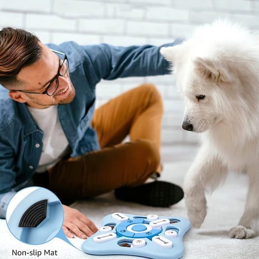 Dog Interactive Puzzle Toy – IQ Training & Treat Dispenser Mental Stimulation Game