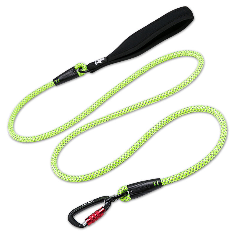 Heavy-Duty Braided Rope Dog Lead – 180cm Walking Leash (S/M/L Sizes)