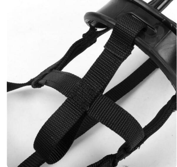 Adjustable Soft Silicone Dog Muzzle with Breathable Comfort Fit