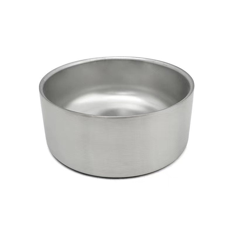 Double-Walled Stainless Steel Cat Bowl – Durable Non-Slip Pet Feeding Dish