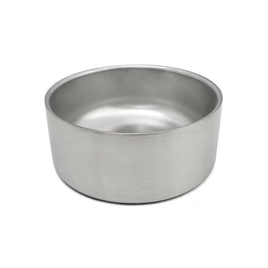 Double-Walled Stainless Steel Cat Bowl – Durable Non-Slip Pet Feeding Dish