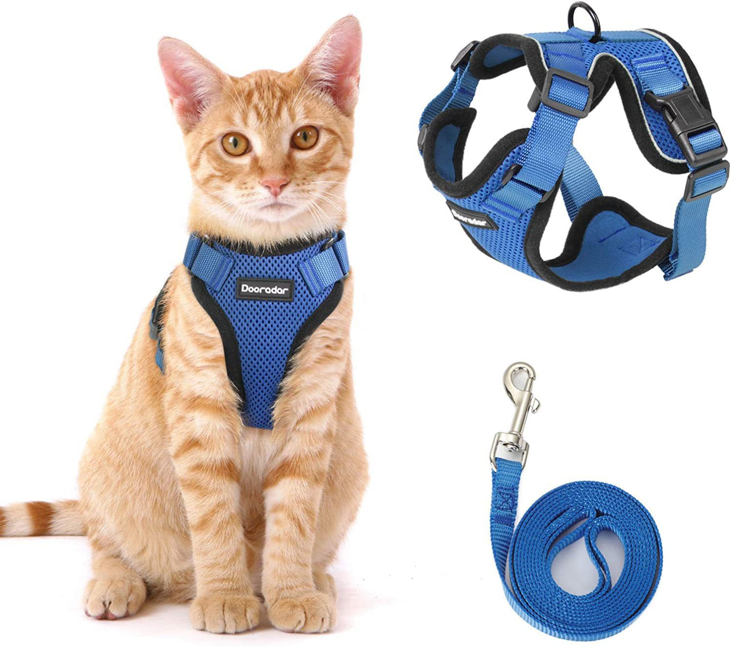 Adjustable Anti-Escape Cat Leash & Harness Set For Secure Outdoor Walks