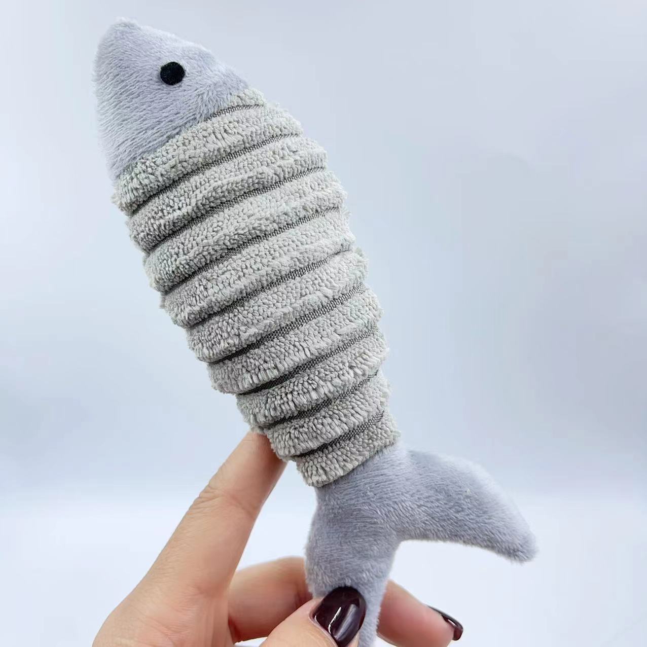 Plush Catnip Fish Cat Toy – Soft Interactive Plush Toy for Indoor Cats