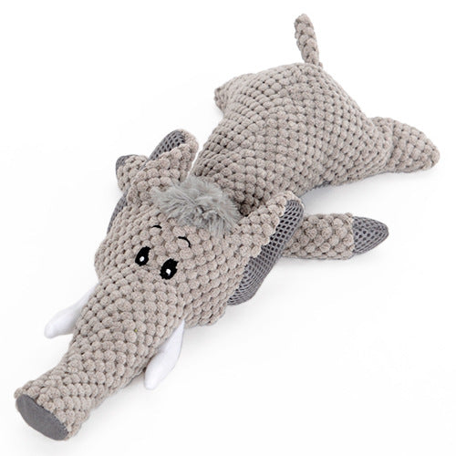 Plush Bite-Resistant Dog Toy – Soft Interactive Chew Toy (28cm Animals)