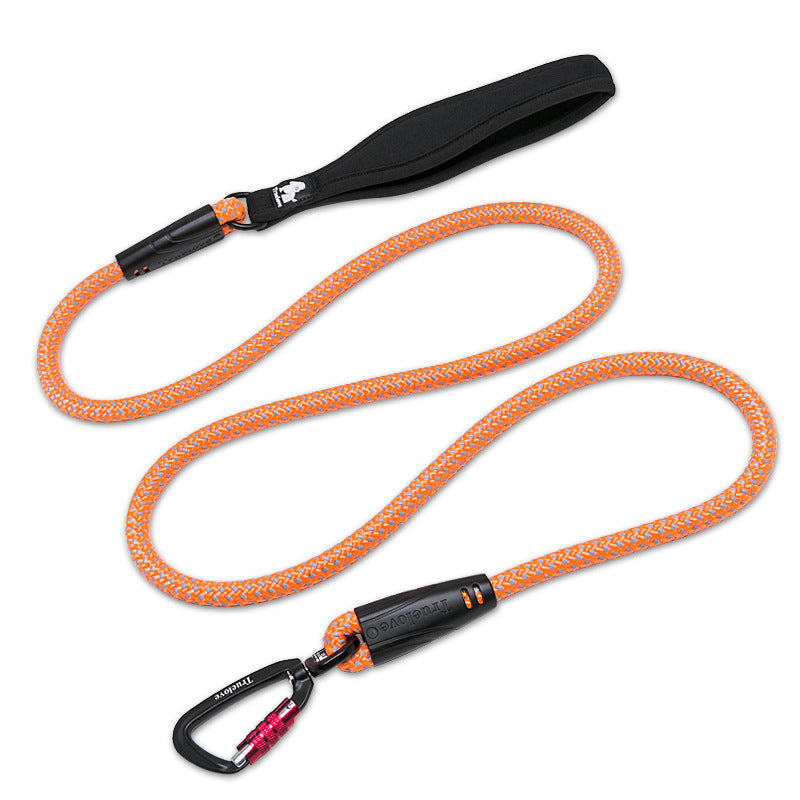 Heavy-Duty Braided Rope Dog Lead – 180cm Walking Leash (S/M/L Sizes)