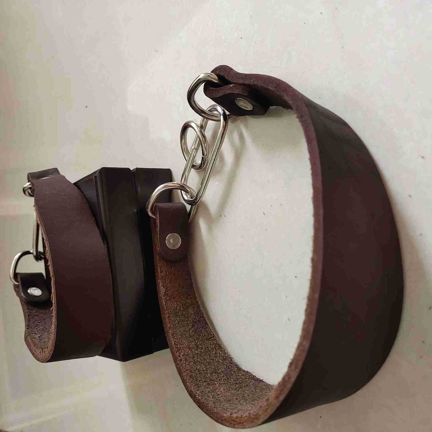 Widened Greyhound Leather Collar – Soft Padded Wide Dog Collar for Sighthounds