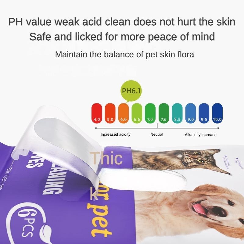 Pet Grooming & Cleaning Wipes for Dogs & Cats – Deodorising Coconut Oil Daily Care Wipes