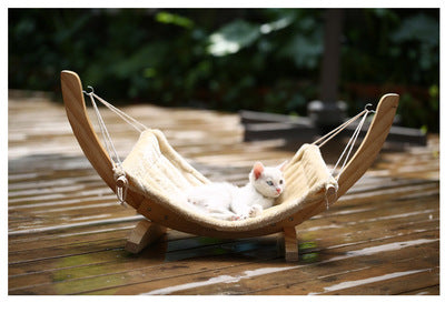 Wooden Hammock for Cats & Kittens.