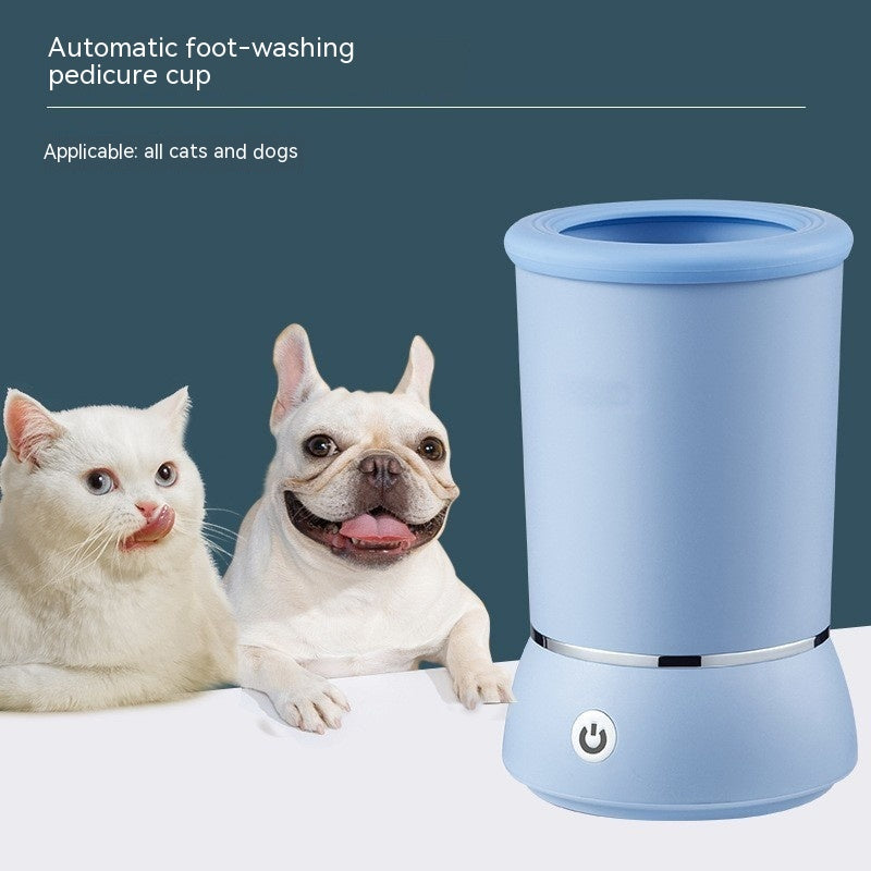 Automatic Pet Paw Cleaning Cup – Electric Foot Washer for Dogs & Cats