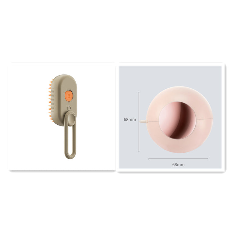 3-in-1 Steam Pet Grooming Brush – Electric Spray Deshedding & Massage Comb for Dogs & Cats