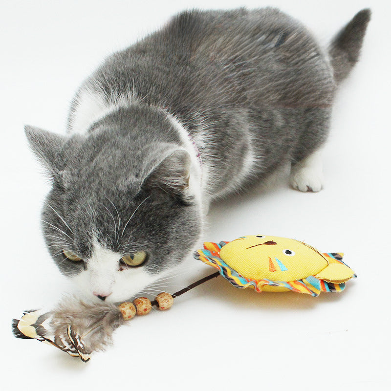 Bite Resistant Catnip Jungle Animal Toys for Cats & Kittens.