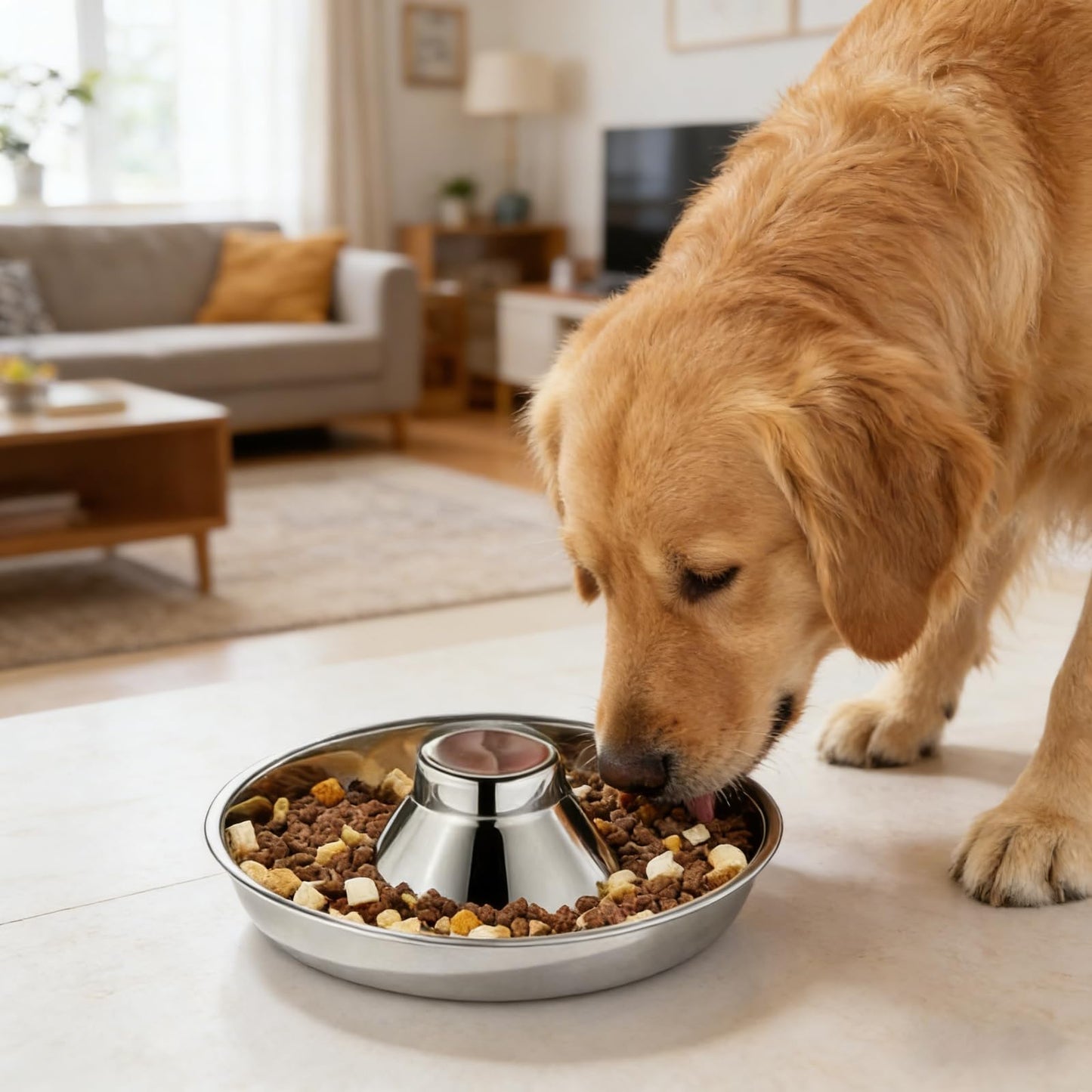 Stainless Steel Puppy Weaning Bowls & Multi-Pet Feeding Dishes
