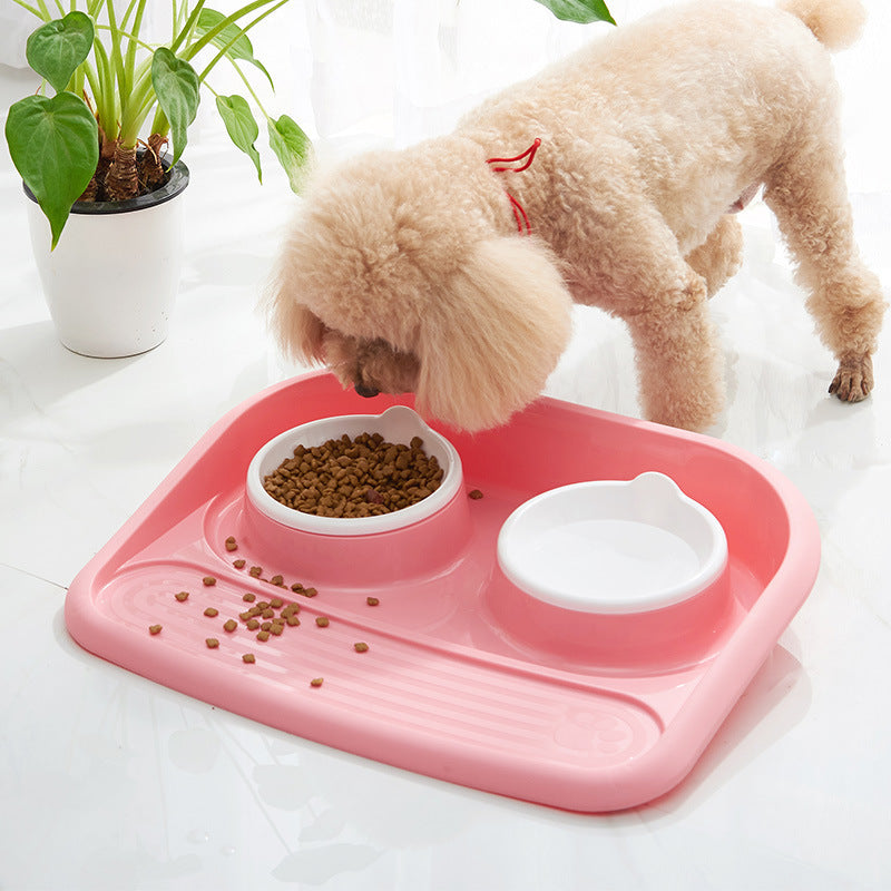 Anti-skid Anti-tip Eating Dual-purpose Feeder & stand.