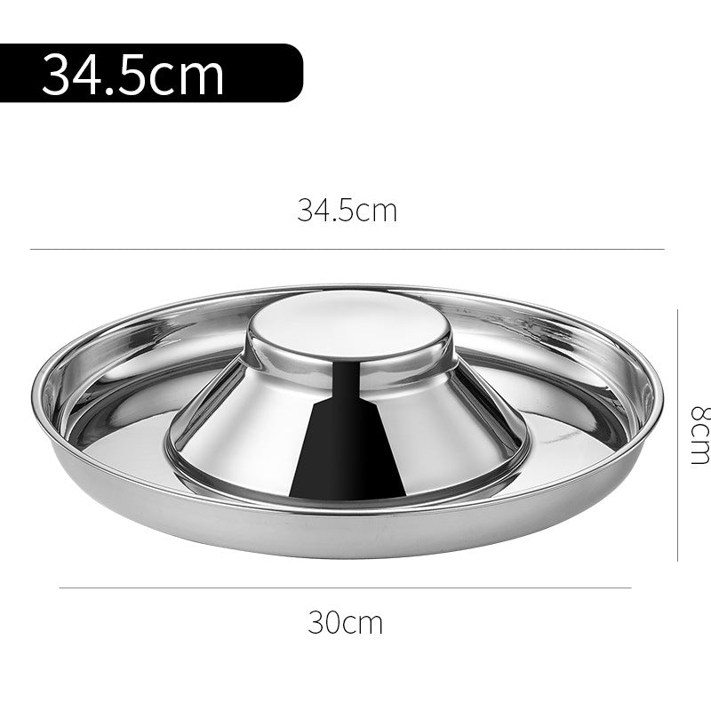 Stainless Steel Puppy Weaning Bowls & Multi-Pet Feeding Dishes