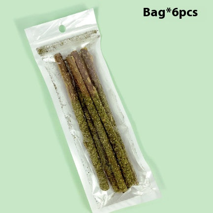 Natural Cat Mint or Gall Fruit Chew Stick For Cats & Kittens