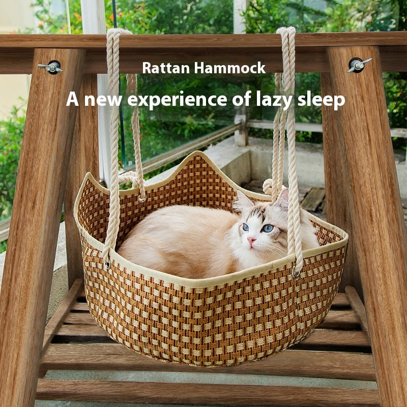 Rattan Nest - Cat Hammock