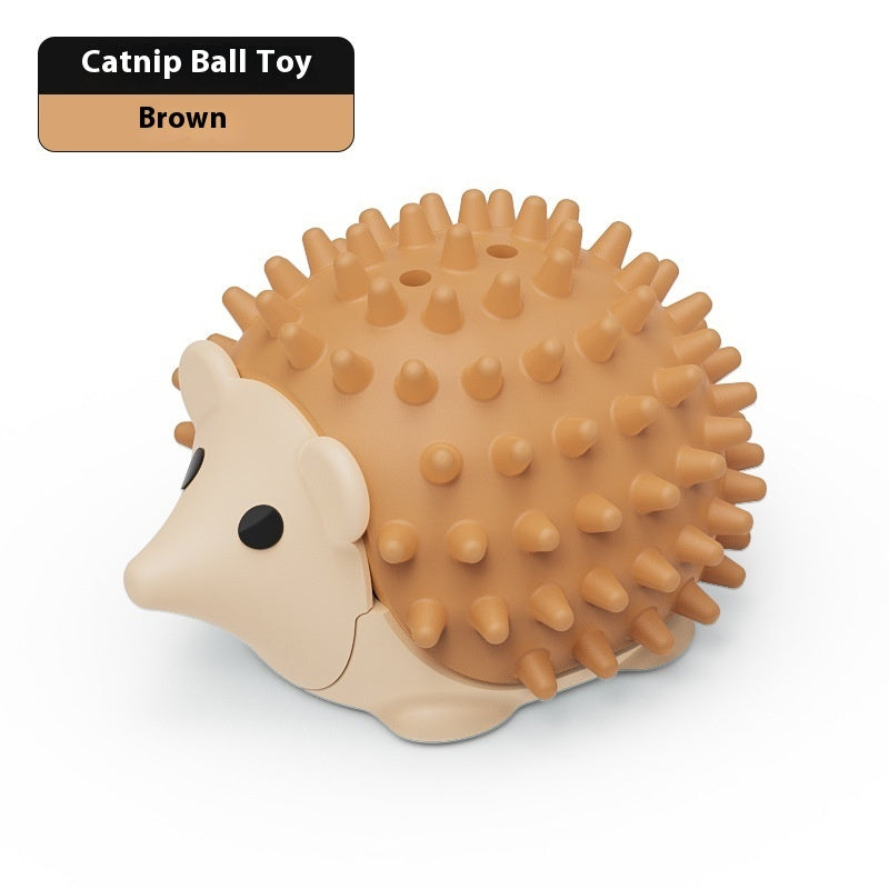 Hedgehog Scratching &  Itching Toy & Catnip Ball