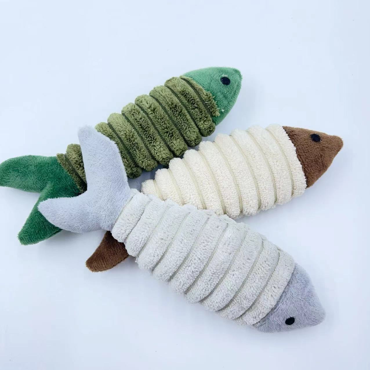 Plush Catnip Fish Cat Toy – Soft Interactive Plush Toy for Indoor Cats