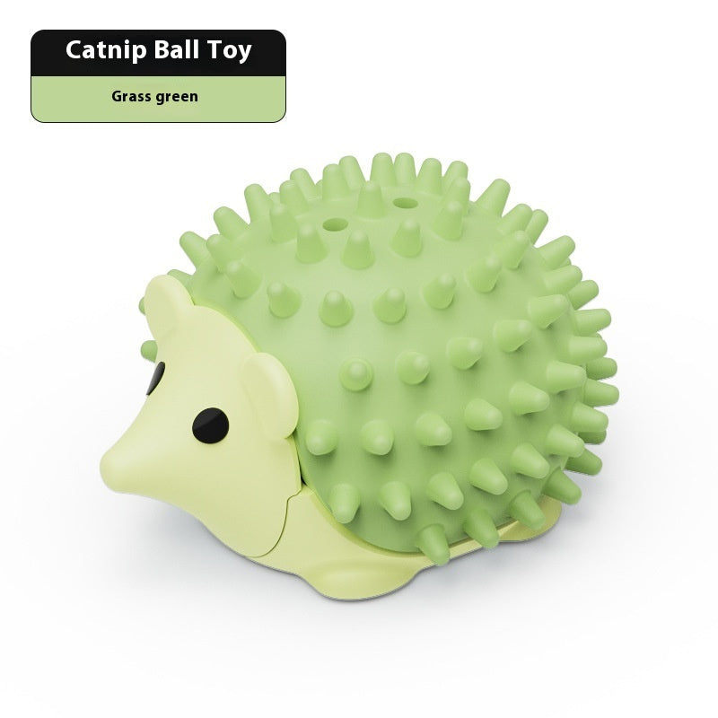 Hedgehog Scratching &  Itching Toy & Catnip Ball
