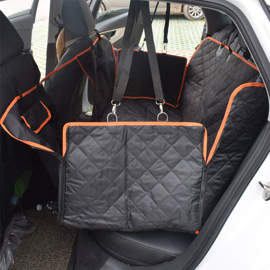 Waterproof Dog Car Seat Cover – Heavy Duty Oxford Cloth Back Seat Protector