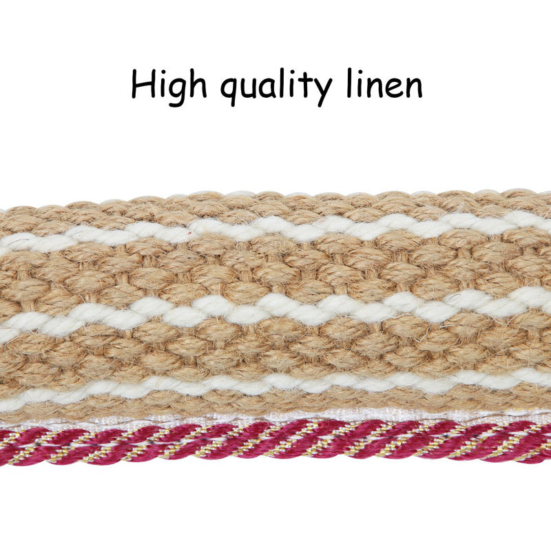 Hemp Dog Training Bite Stick – Durable Jute Tug Toy for Training & Exercise