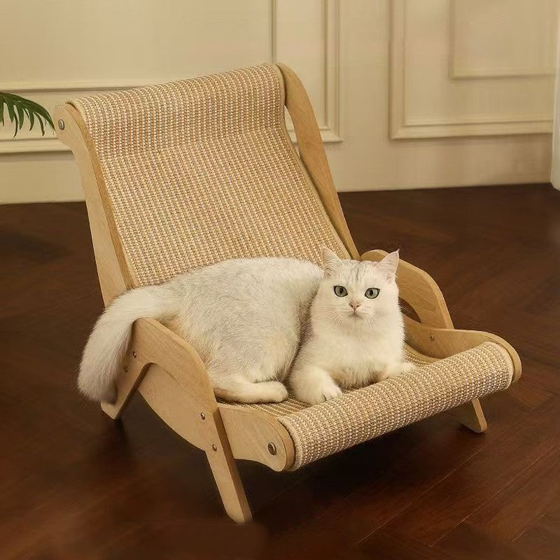 Sisal Lounge Chair-Bed  & Scratcher For Cats & Kittens