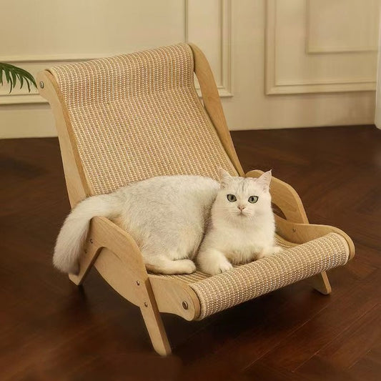 Sisal Lounge Chair-Bed  & Scratcher For Cats & Kittens