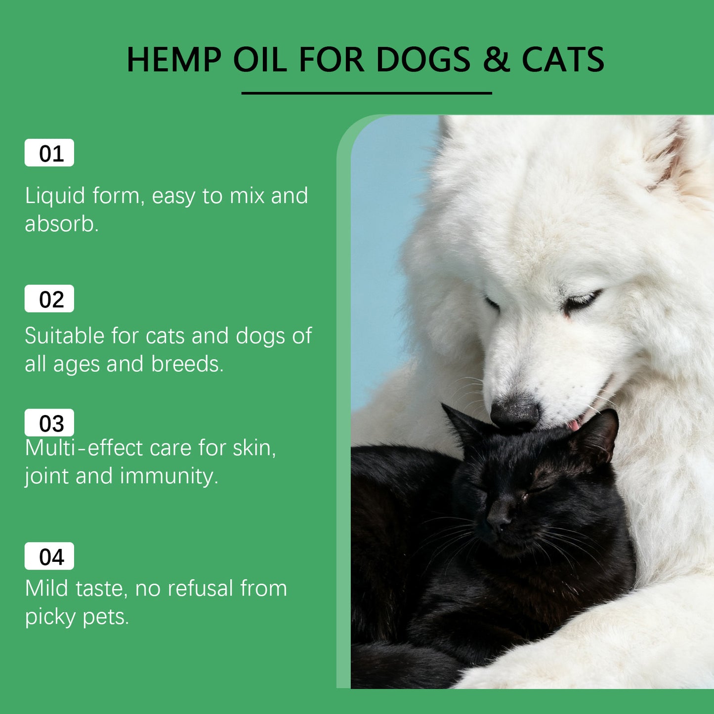 Kriath Hemp Seed Oil Vitality Drops for Cats & Dogs – Daily Wellness Support