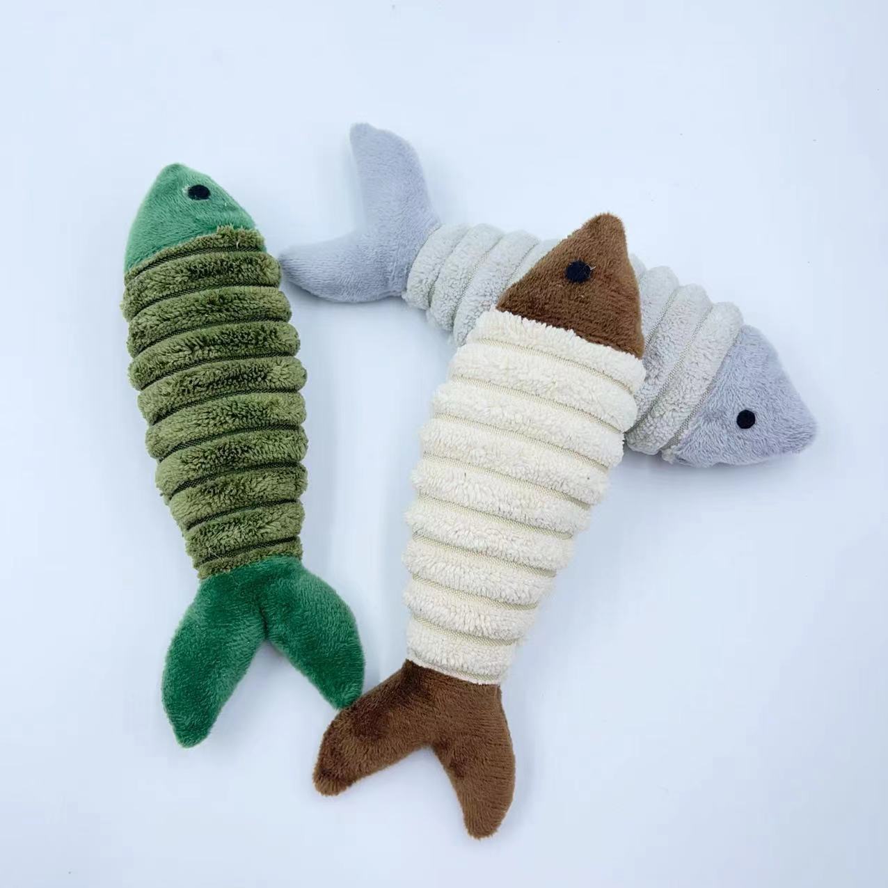 Plush Catnip Fish Cat Toy – Soft Interactive Plush Toy for Indoor Cats