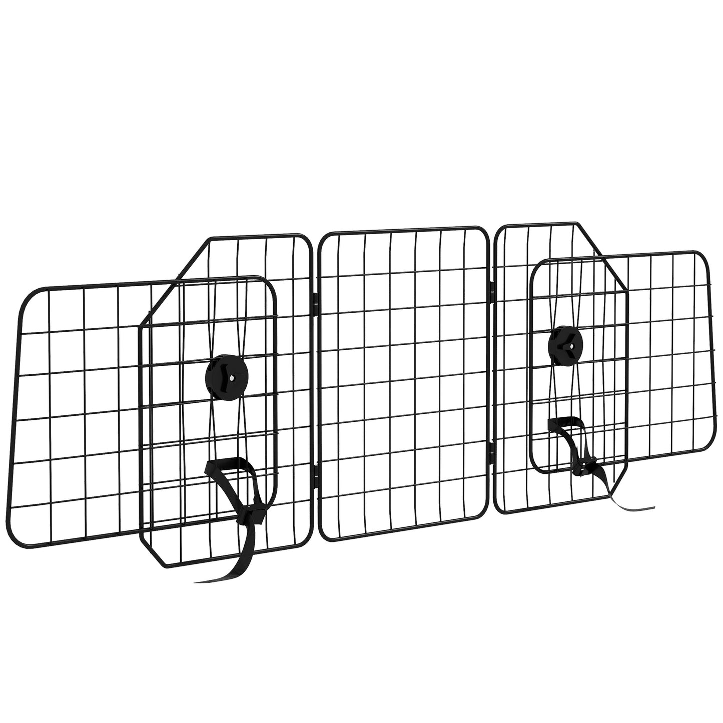 PawHut Adjustable Dog Car Guard Barrier – Pet Safety Divider for Cars & Vans