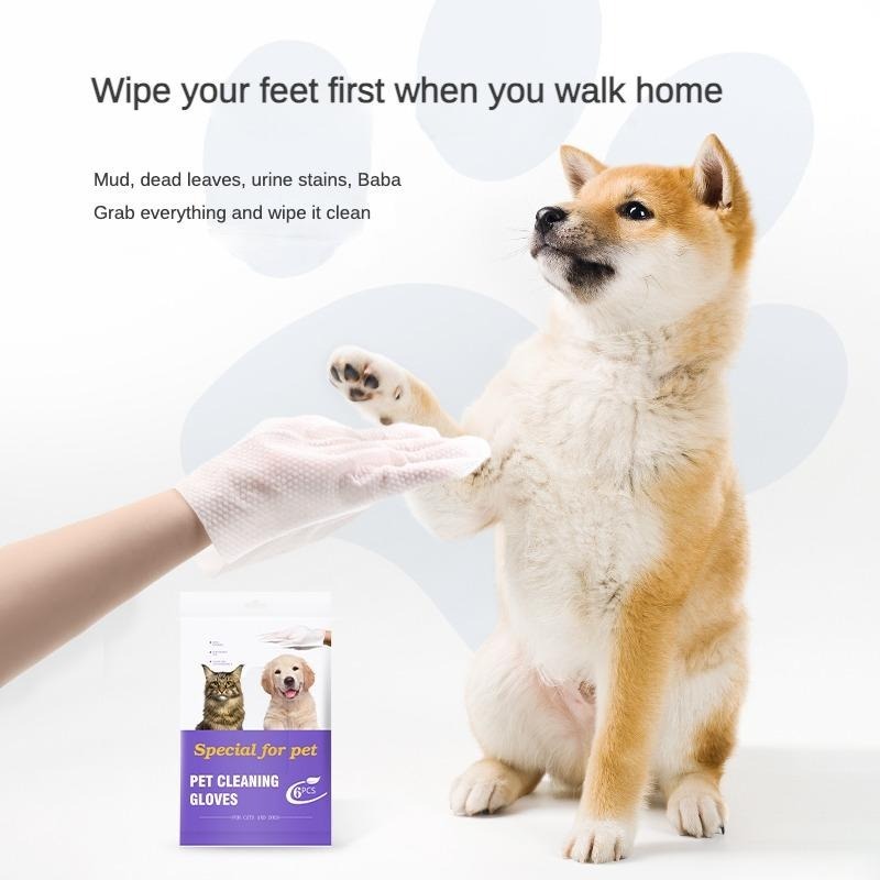 Pet Grooming & Cleaning Wipes for Dogs & Cats – Deodorising Coconut Oil Daily Care Wipes