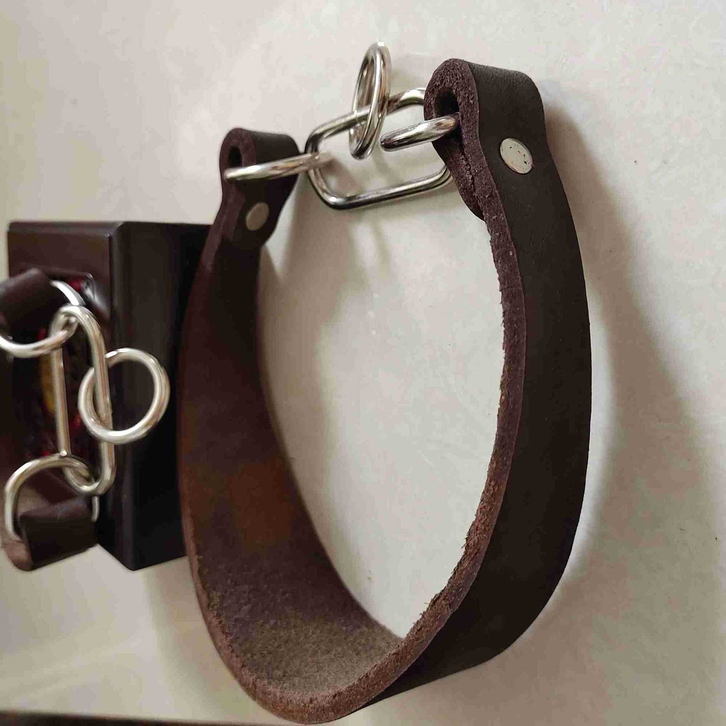 Widened Greyhound Leather Collar – Soft Padded Wide Dog Collar for Sighthounds