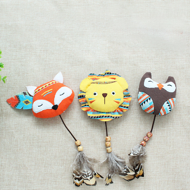 Bite Resistant Catnip Jungle Animal Toys for Cats & Kittens.