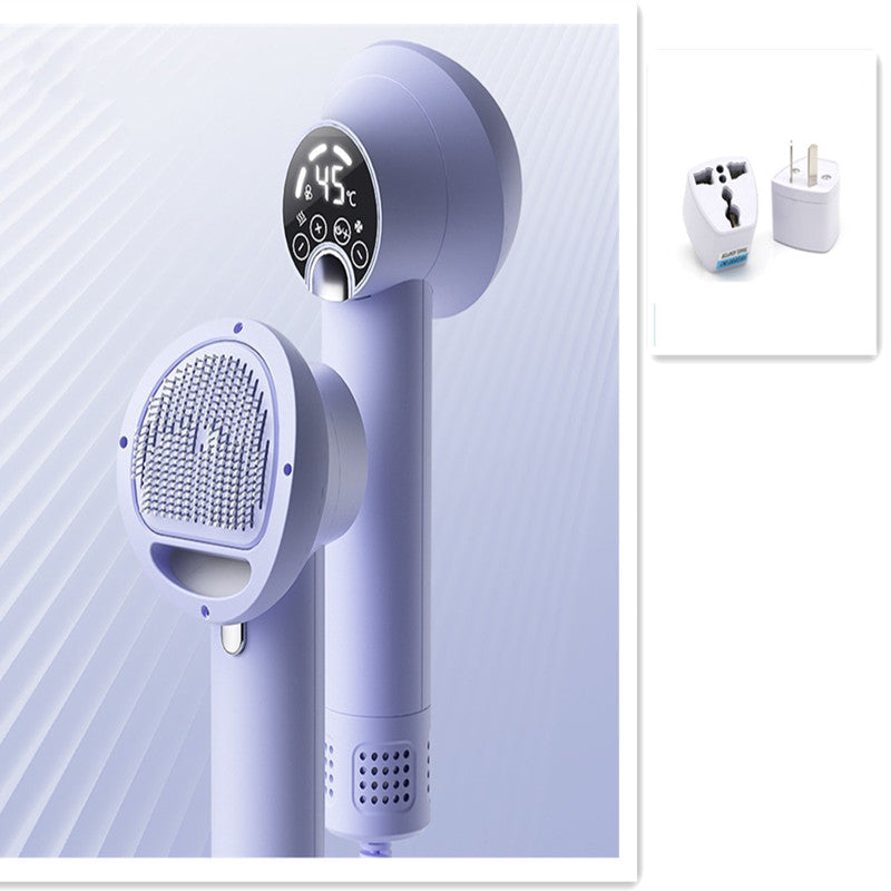 Smart Pet Hair Dryer & Grooming Comb – Low Noise 2-in-1 Dog & Cat Blow Dryer