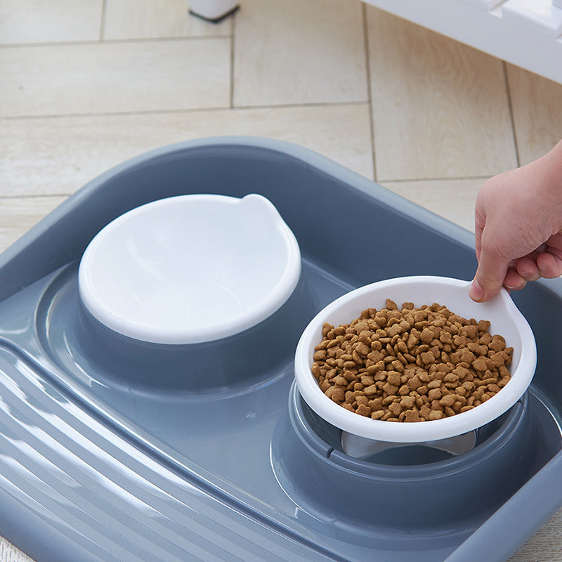 Anti-skid Anti-tip Eating Dual-purpose Feeder & stand.